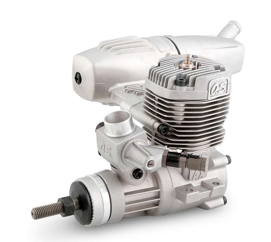 OS MAX-46AX II (7.45cc), (40K) incl. muffler, # OS15490 – hoelleinshop
