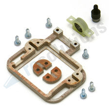 Wooden servo frame with counter bearing for Futaba S3150-S3155-S3172SV-S3174SV (LEFT)