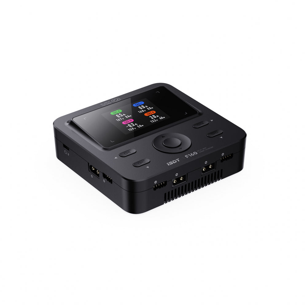 ISDT F160, 4 Fach Ladegerät, 0.2 - 5A, 4 x 40W, 4x 4S LiPo, 230V