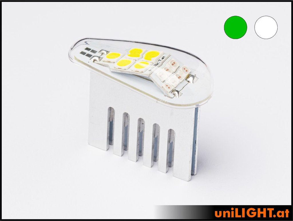 Unilight 20mm DUAL Navigation + Strobe, 24Wx2