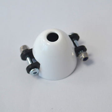 CFK Spinner 28/6mm mit Kühlbohrung, weiß lackiert, Freudenthaler Modellbau