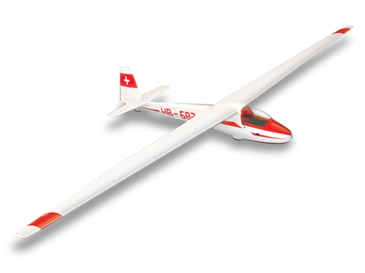 K8B, Vintage Sailplane, ARF, Wingspan 6500mm, E-Version, D-Power # GL04E