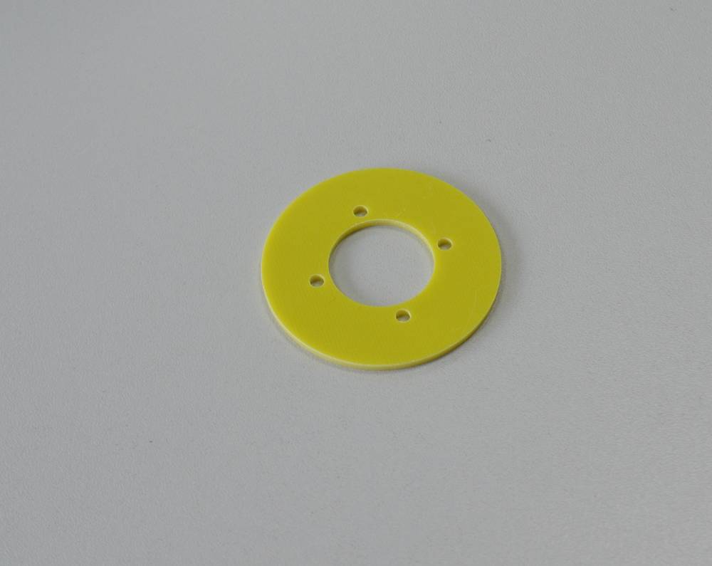 GFRP motor bulkhead ø50mm, for D-Drive, 28mm bolt circle, M3