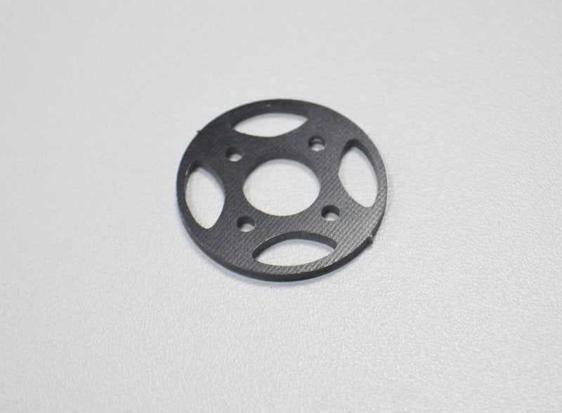 GFK-Motorspant zu Schambeck mit Getriebe, ø28, LK 17mm, m. Kühlöffnung
