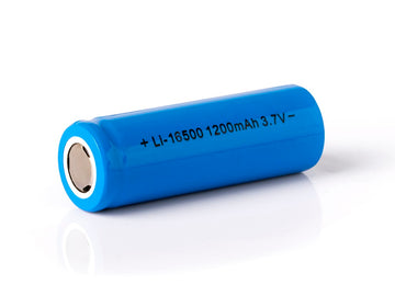 Lithium-Ionen 16500 3,6-3,7V Akku, 1200mAh, 16.3x49.6mm, 28g