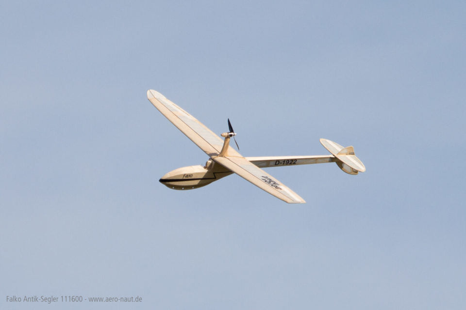Falko Vintage Glider Model, Kit, Wingspan 1780mm, Aeronaut # 111600