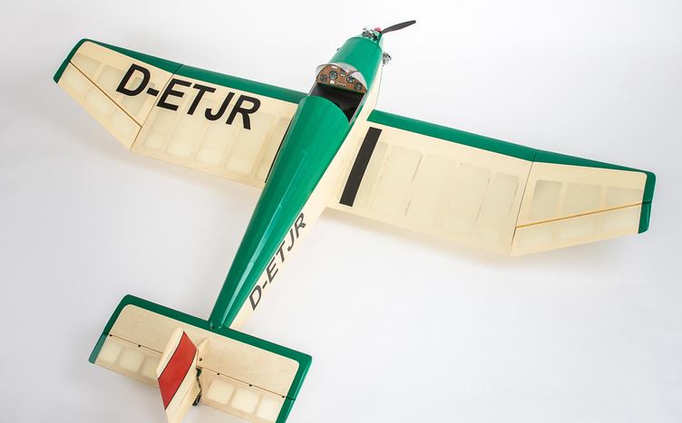 Jodel D.9 BeBe, Oldtimer-Bausatz, Spw. 2400mm, Aeronaut # 131200