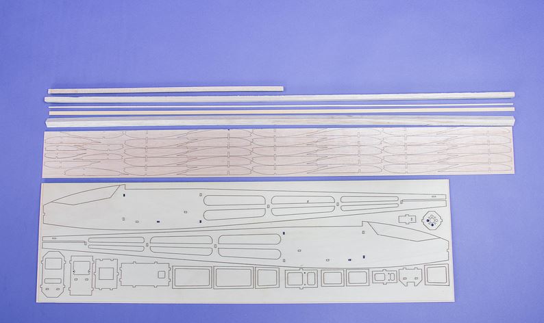 Luxx, Elektro-Flugmodell-Bausatz, Spw.1300mm, Aeronaut # 132700