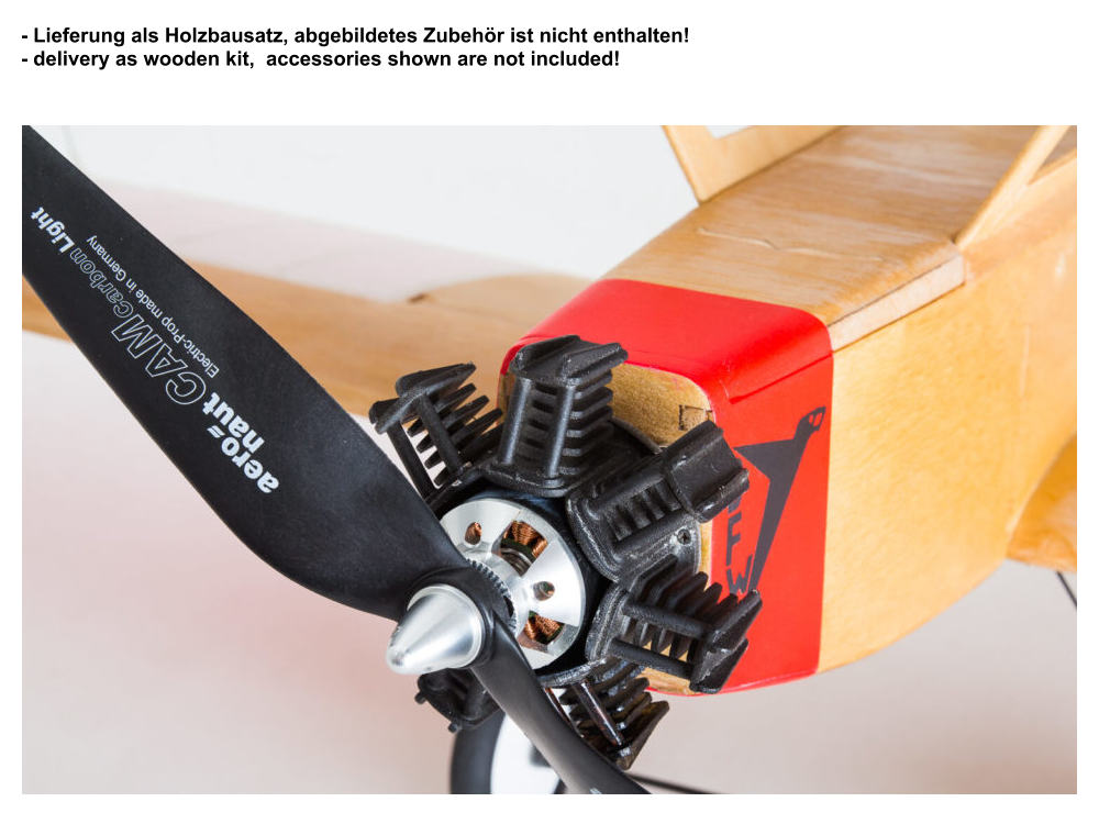 Udet Flamingo, Modell 2022, 1310mm Spw. Aeronaut