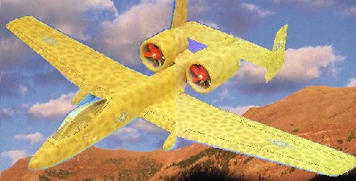 FAIRCHILD A10 Thunderbolt mit Holzrumpf, Aeronaut # 1334/00