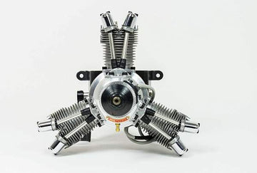 SAITO FG 33 R3, 3-Zylinder-Viertakt-Benzin-Sternmotor, 33ccm, Aeronaut # 710081