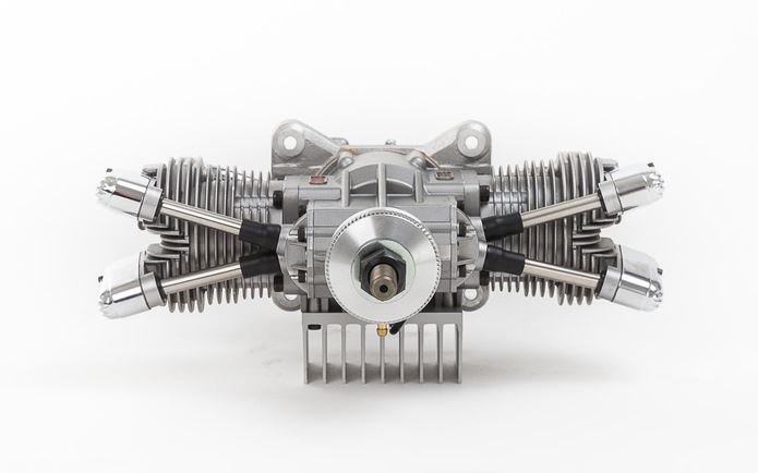 SAITO FG 61TS 60.6cc Gasoline Flat Twin Engine, Aeronaut # 710086