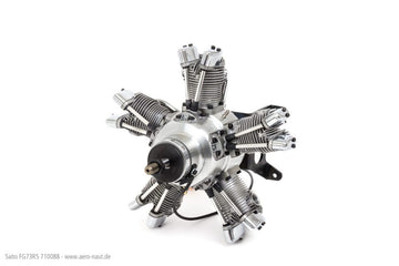 SAITO FG 73R5 72.7cc, 5-cylinder radial engine