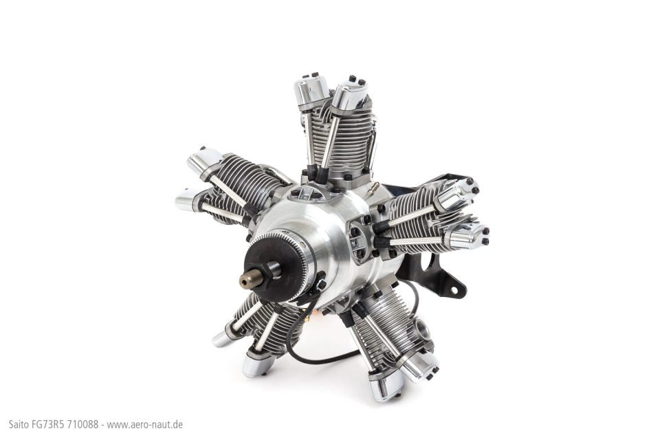 SAITO FG 73R5 72.7cc, 5-cylinder radial engine