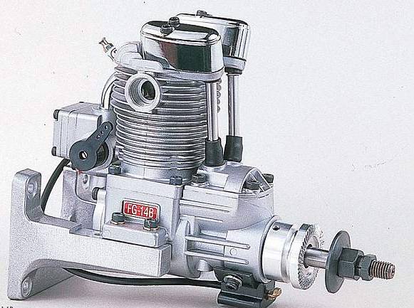 SAITO FG-14C, 14cc Gasoline 4-Stroke Engine, Aeronaut # 710094