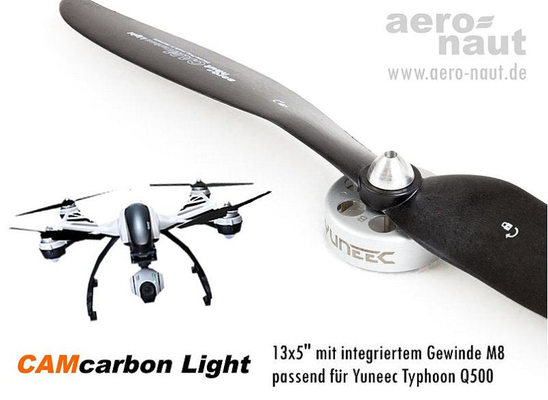 CAM-Carbon Light-Prop, 13x5, linkslaufend., m.Gew. M8x1, Aeronaut # 722001"