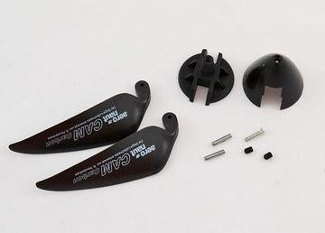 Klappluftschraube 8x4,5 CAMCarbon, m. Spinner und Mittelteil - OHNE MITNEHMER!