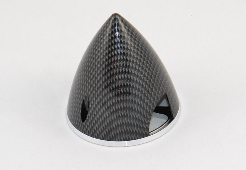 Spinner 70mm, aluminium/plastic, carbon look, Aeronaut # 725855