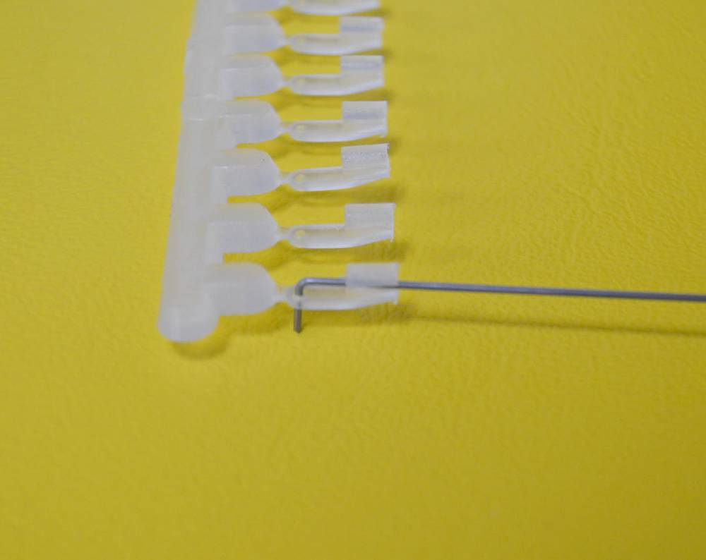 Gestängesicherung für abgewinkelte Drähte mit 1,0-1,2 mm, Nylon, VE10, # 748918