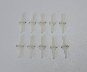 Pin Hinge ø2.5 x 8 x 33mm, Plastic, with Anti-Rotation Lock, (PU 10)