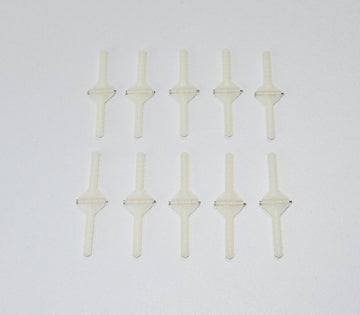 Stiftscharnier ø3,0 x 10 x 48mm, Kunststoff, mit Verdrehsicherung, (VE 10)