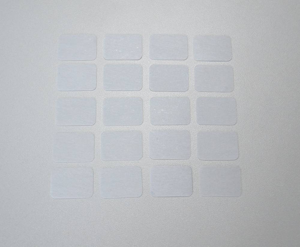 Vliesscharnier 25 x 20mm, aus faserverstärktem Kunststoff, (VE 20)