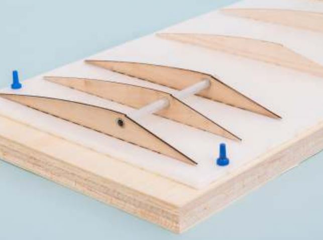 Balsa Building Board 1200x400x25mm made of balsa plywood