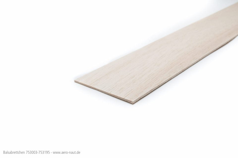 Balsabrett 2mm x 100mm x 1000mm