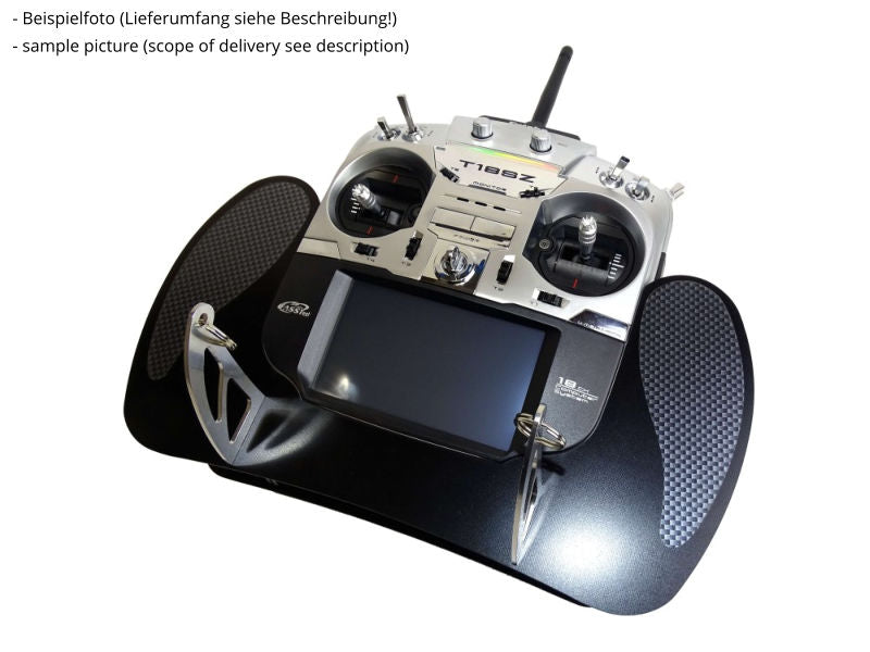 Senderpult für T16SZ und T18SZ in schwarz mit Klappbügel, AHLTEC