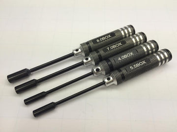 Screwdriver set, external hexagon 4, 5.5, 7, 8mm