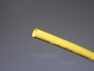 Heat shrink tubing yellow, inner diameter 14mm, PU 1 meter
