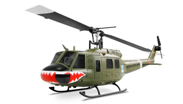 Bell UH-1 PRO brushless, 375mm HELIKOPTER RTF (Sender, LiPo, USB-Ladekabel)