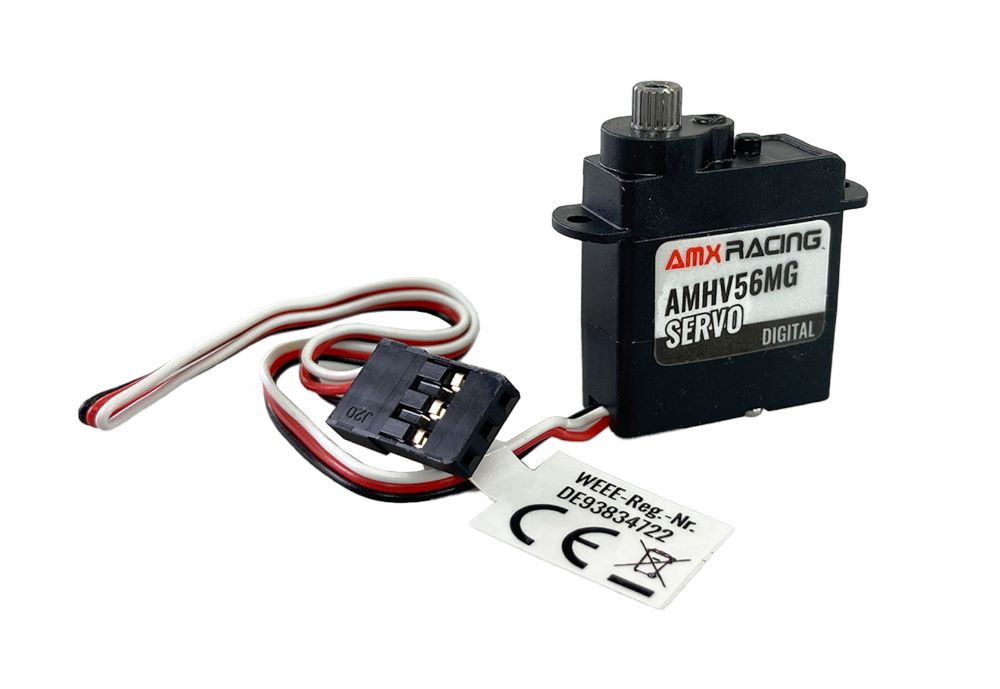 Servo AM-HV56MG AMX Racing Miniservo, 19.8x8.2x21.5mm, 5.6g, 12Ncm@7.4V
