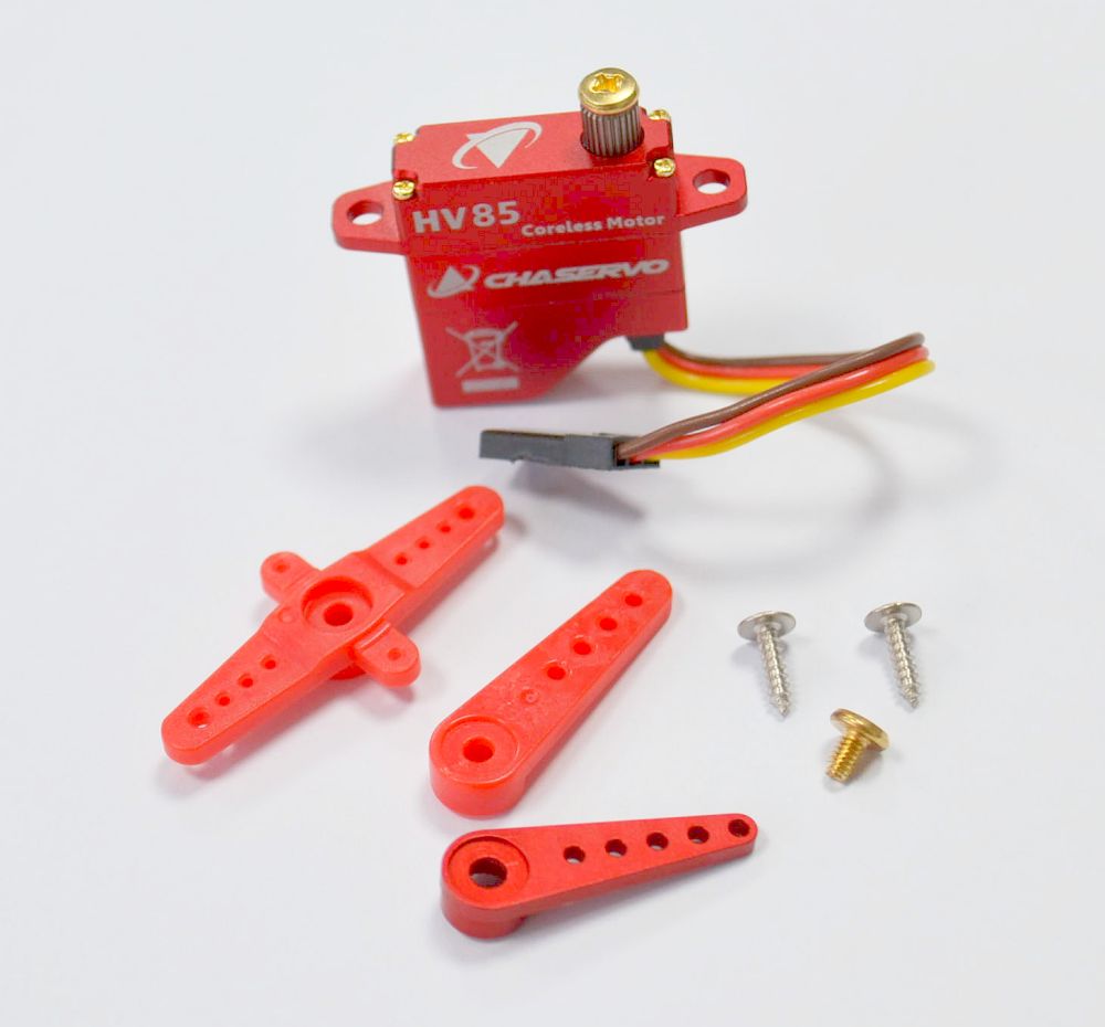 Servo Chaservo HV85 (upright mounting), 24x8.5x26.5mm, 15g, 98Ncm@8.4V