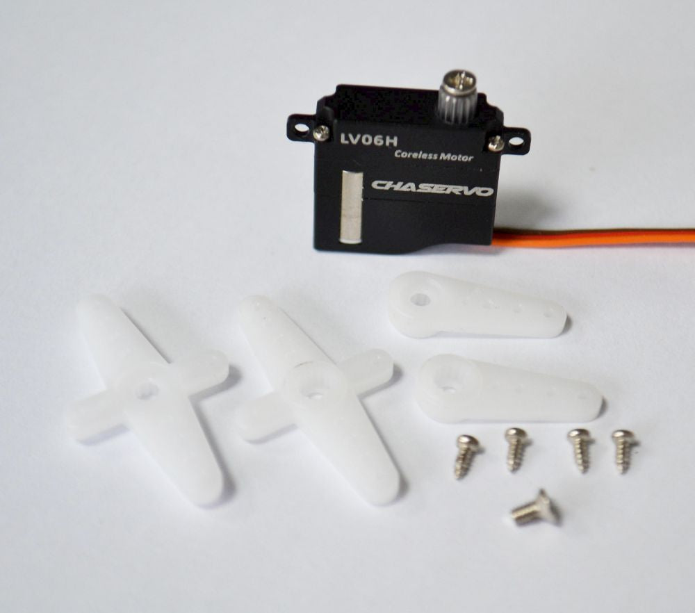 Servo Chaservo LV06-H (horizontal mount), 19x6x18.5mm, 6.1g, 17Ncm@5.0V