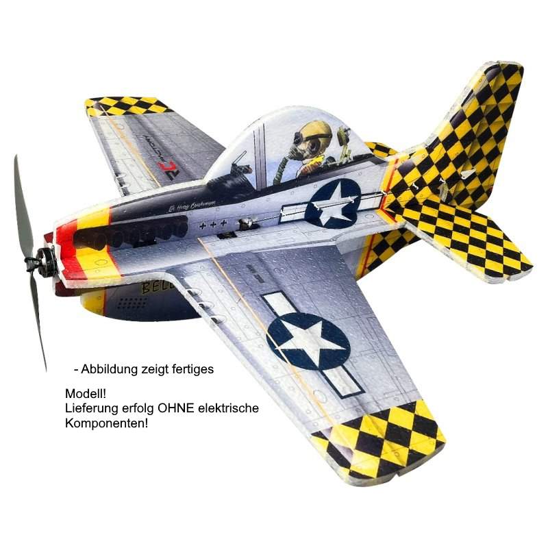 Cartoon Warbird Mustang, Bausatz, Spw. 550mm, Pichler # 16350