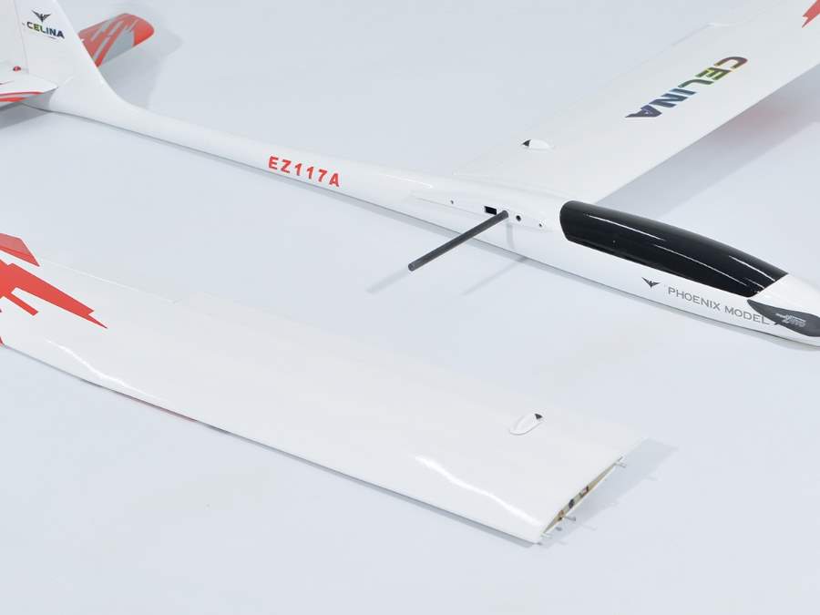 Celina Elektrosegler, ARF, Spw. 2720 mm, GFK-Rumpf, Sandwich-Fläche, D-Power # GL12