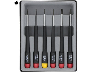 Sechskantschraubendreher-Set Zoll" 1/32" 1/16" 3/32" 1/8" 5/32" 1,5mm, # 280-62"