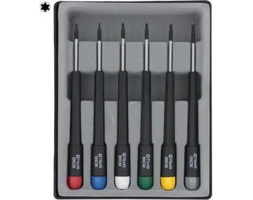 Torx Screwdriver Set, T4/ T5/ T6/ T7/ T8/ T9, # 280-67