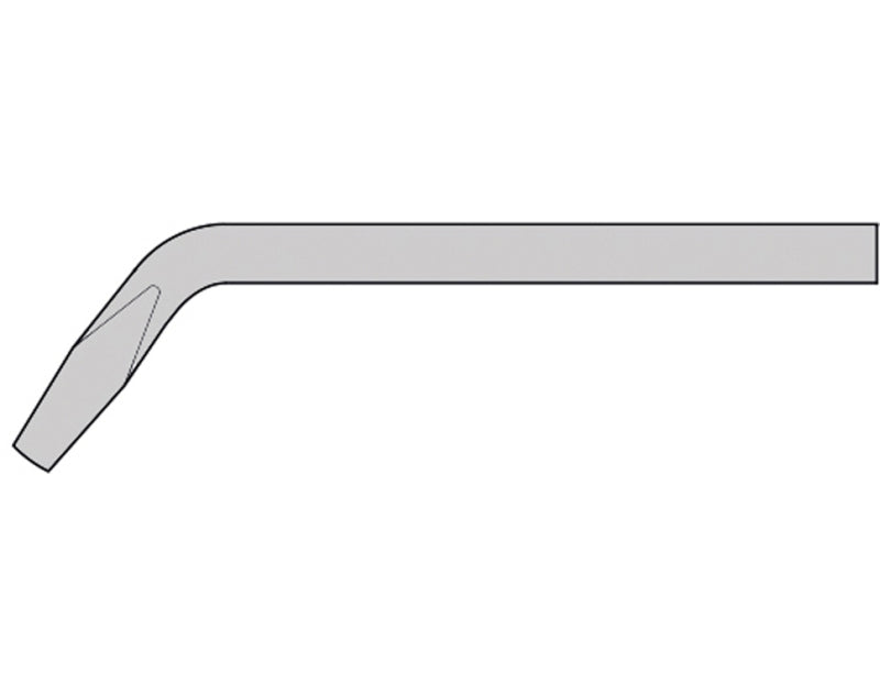 Lötspitze, gebogen, 4mm LONGLIFE" - Meißelform, Donau-Elektronik, # GS368"