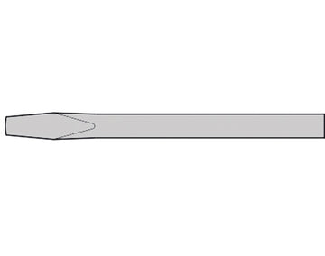 Lötspitze, gerade, 6mm LONGLIFE" - Meißelform, Donau-Elektronik, # GS653"