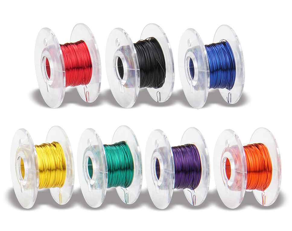 Kupfer Lackdraht Set Ø 0,15mm (7x10m)