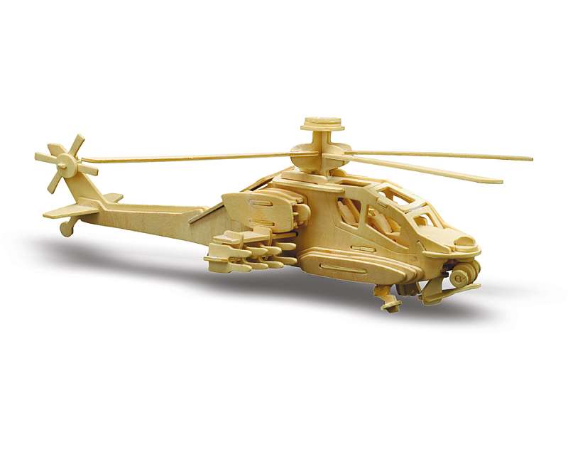 Holzbausatz(Standmodell) Apache-Helikopter", Donau-Elektronik # M866-2"
