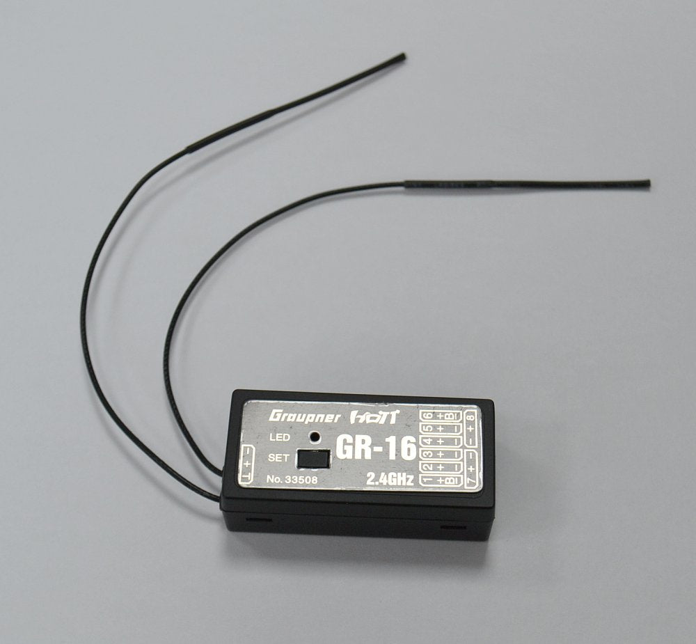 Receiver Graupner GR-16, 2.4GHz HoTT, # 33508
