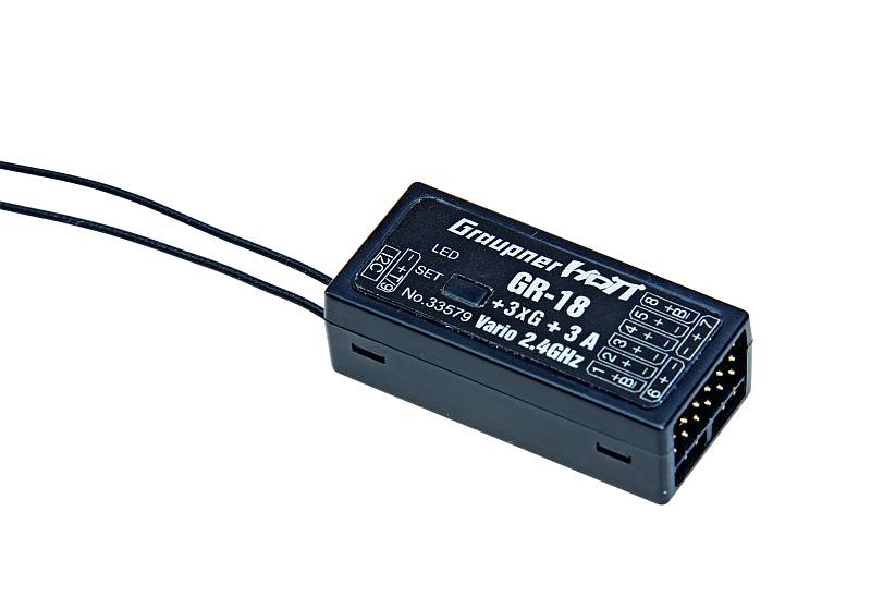 Empfänger Graupner GR-18+3xG+3A+Vario, D-Power # 33579