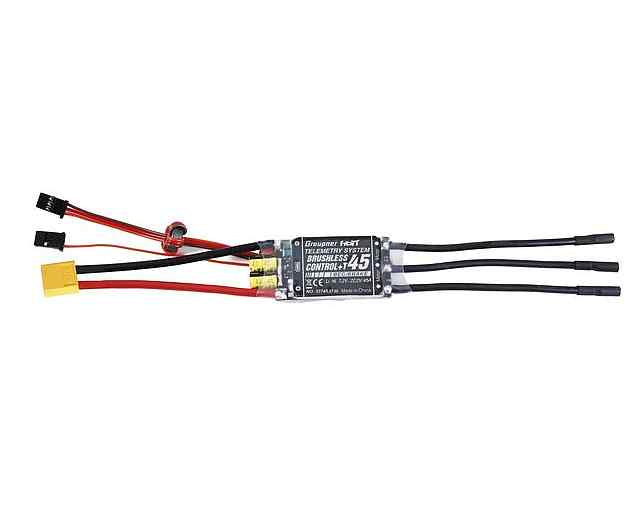 Flugregler BRUSHLESS CONTROL + T 45, XT60, (telemetriefähig), # 33745.XT60