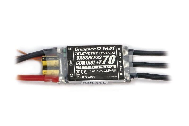 Flugregler BRUSHLESS CONTROL +T 70 (telemetriefähig), D-Power # 33770.D35