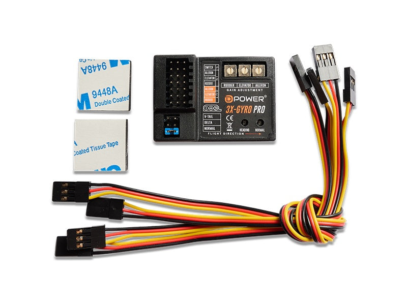 D-Power 3X-Gyro Pro, für Flächenmodelle, D-Power # 3XGP