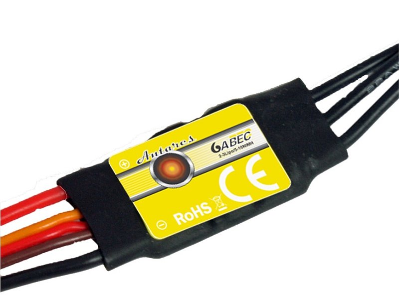 Brushless ESC D-Power ANTARES 6A, 2-3 LiPo, 1A BEC