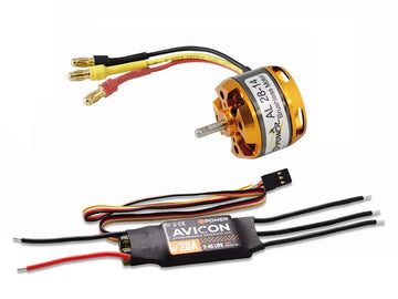 D-Power Brushless Set AL 28-14 mit 20A AVICON Regler